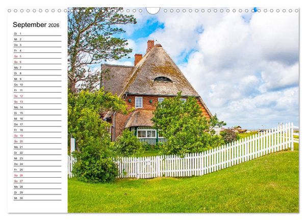 Produktbild: Hallig Hooge - Romantik Pur (Wandkalender 2026 DIN A3 quer), CALVENDO Monatskalender