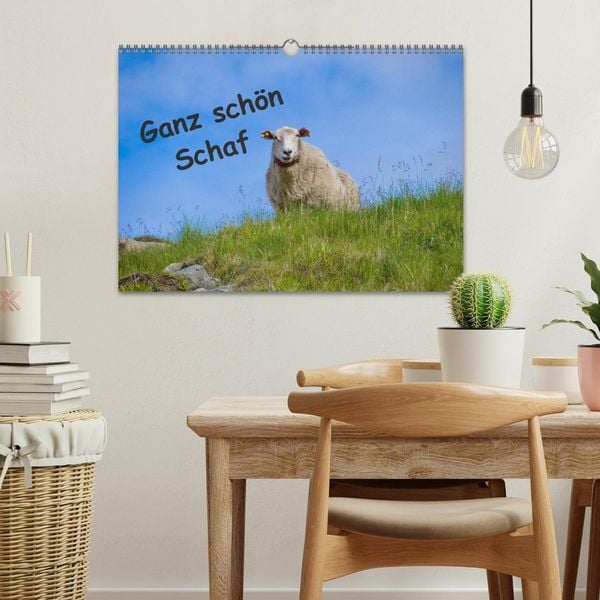 Produktbild: Ganz sch&ouml;n Schaf (Wandkalender 2026 DIN A3 quer), CALVENDO Monatskalender
