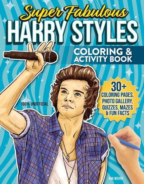 Produktbild: Super Fabulous Harry Styles Coloring & Activity Book