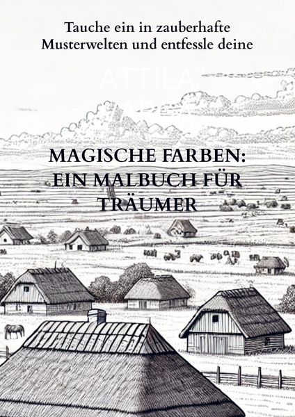 Magische Farben: Ein Malbuch für Träumer, Taschenbuch von Attila Varga, Bookmundo, 9789403756400