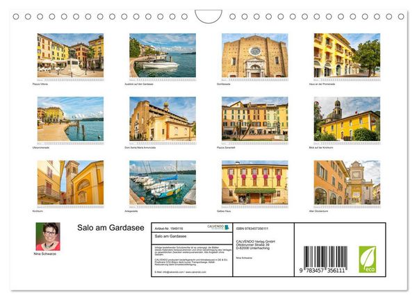 Produktbild: Salo am Gardasee (Wandkalender 2026 DIN A4 quer), CALVENDO Monatskalender