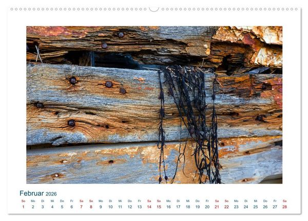 Produktbild: Faszination Schiffsfriedhof (hochwertiger Premium Wandkalender 2026 DIN A2 quer), Kunstdruck in Hochglanz