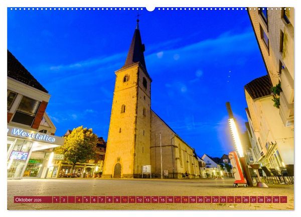Produktbild: Ein Blick auf Rheda-Wiedenbr&uuml;ck (hochwertiger Premium Wandkalender 2026 DIN A2 quer), Kunstdruck in Hochglanz