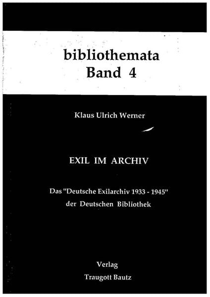 Produktbild: Exil im Archiv