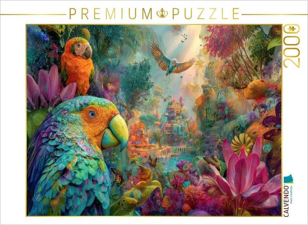 Produktbild: CALVENDO Puzzle Dschungel-Zauber | 2000 Teile Lege-Gr&ouml;&szlig;e 90x67cm Foto-Puzzle f&uuml;r gl&uuml;ckliche Stunden