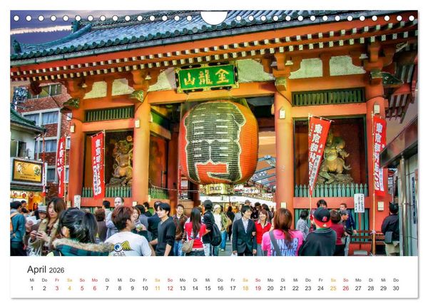 Produktbild: Japan - Tradition und Innovation (Wandkalender 2026 DIN A4 quer), CALVENDO Monatskalender