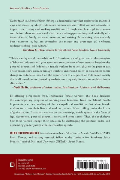 Produktbild: Fearless Speech in Indonesian Women's Writing