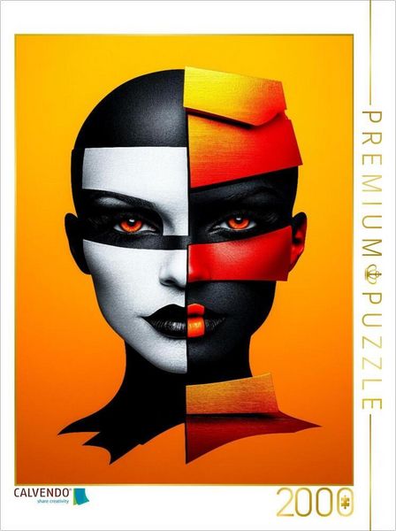CALVENDO Puzzle Style Icon in Technicolor | 2000 Teile Lege-Größe 90x67cm Foto-Puzzle für glückliche Stunden