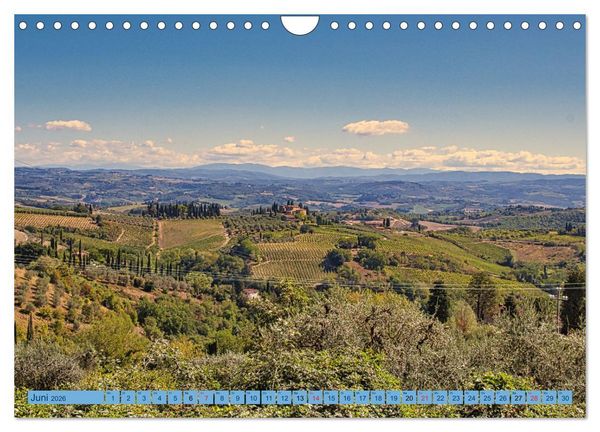 Produktbild: Impressionen aus San Gimignano (Wandkalender 2026 DIN A4 quer), CALVENDO Monatskalender
