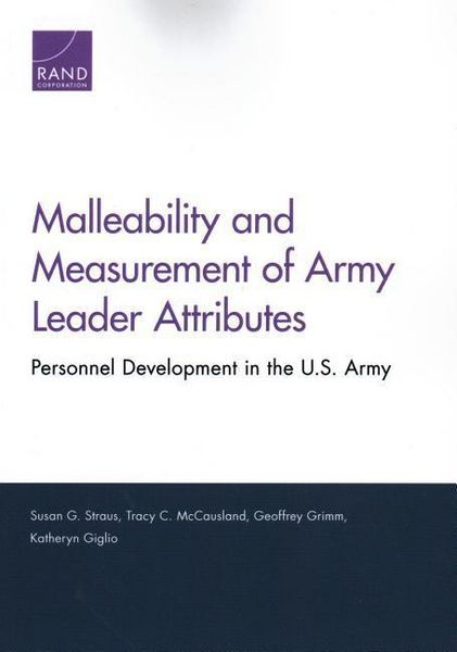 Produktbild: Straus, S: Malleability and Measurement of Army Leader Attri