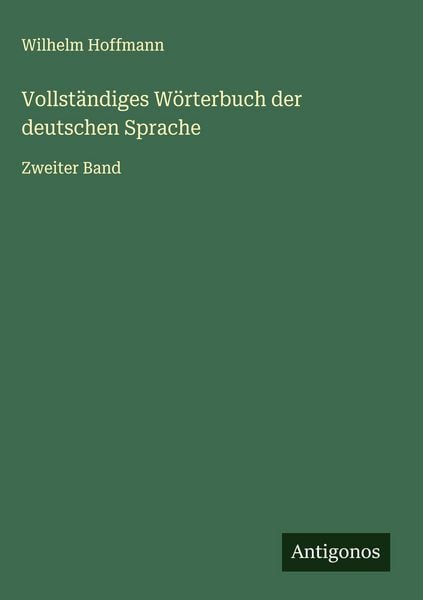 Produktbild: Vollst&auml;ndiges W&ouml;rterbuch der deutschen Sprache