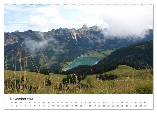 Produktbild: Bergerlebnisse im Tannheimer Tal (hochwertiger Premium Wandkalender 2026 DIN A2 quer), Kunstdruck in Hochglanz