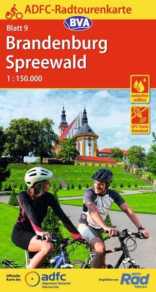 Produktbild: BVA ADFC Radtourenkarte Brandenburg Spreewald 1:150.000