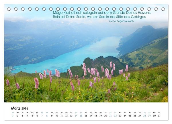 Produktbild: Christliche Bildpoesie 2026 (Tischkalender 2026 DIN A5 quer), CALVENDO Monatskalender