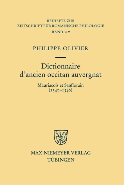 Produktbild: Dictionnaire d'ancien occitan auvergnat