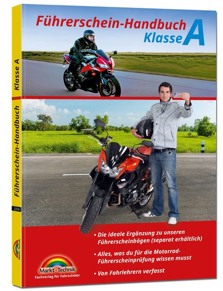 Führerschein Handbuch Klasse A, A1, A2 - Motorrad - top aktuell