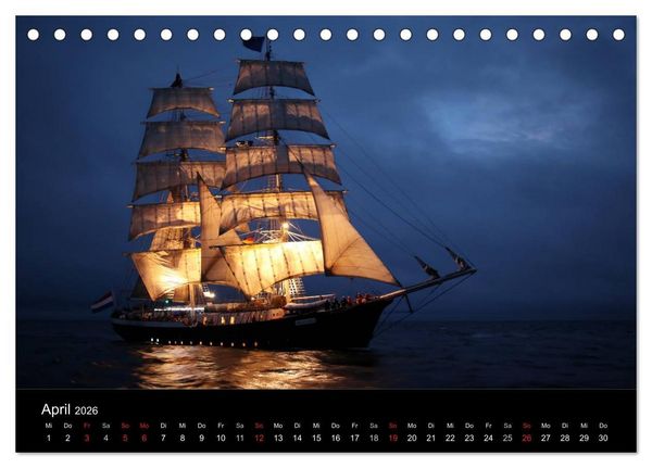 Produktbild: Baltic Sail (Tischkalender 2026 DIN A5 quer), CALVENDO Monatskalender