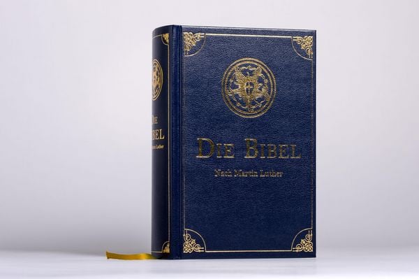 Produktbild: Die Bibel - Altes und Neues Testament nach Martin Luther. In Cabra-Leder gebunden mit Goldpr&auml;gung