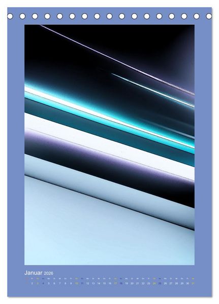 Produktbild: WALL ART Geometrische Konzeptkunst (Tischkalender 2026 DIN A5 hoch), CALVENDO Monatskalender