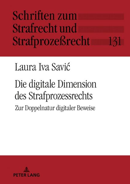 Produktbild: Die digitale Dimension des Strafprozessrechts