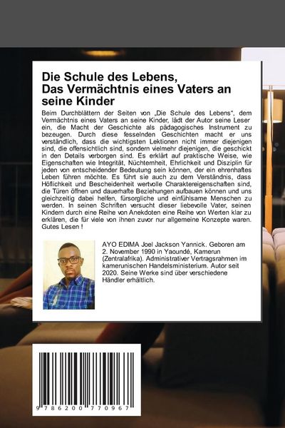 Produktbild: Die Schule des Lebens, Das Verm&auml;chtnis eines Vaters an seine Kinder