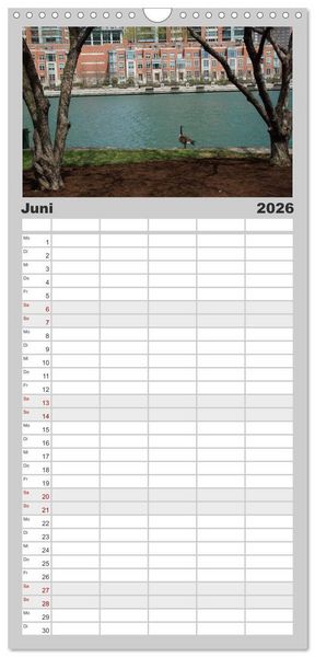 Produktbild: Familienplaner 2026 - beeindruckendes Chicago mit 5 Spalten (Wandkalender, 21 x 45 cm) CALVENDO