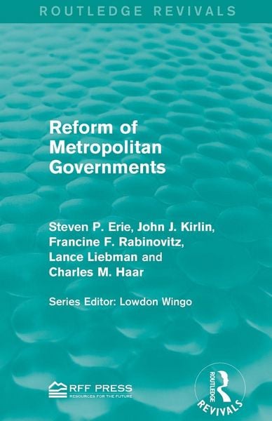 Produktbild: Reform of Metropolitan Governments