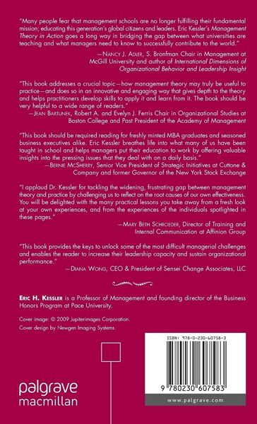 Produktbild: Management Theory in Action