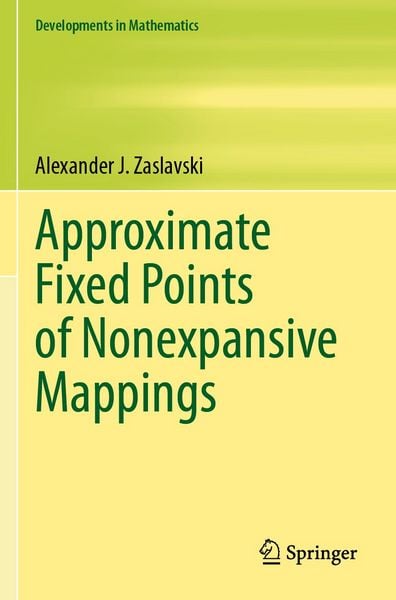 Produktbild: Approximate Fixed Points of Nonexpansive Mappings