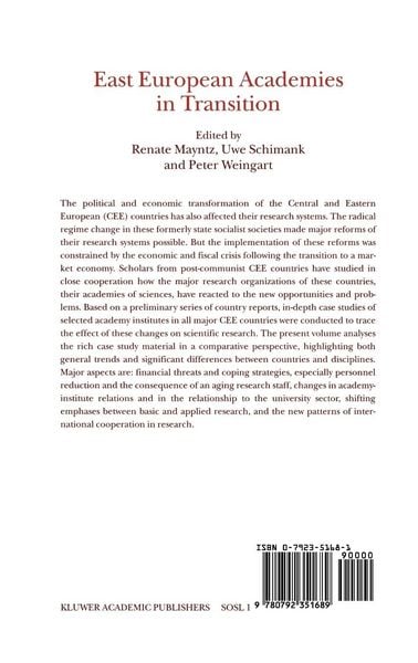 Produktbild: East European Academies in Transition