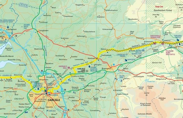 Produktbild: Hadrian's Wall Path National Trail Map