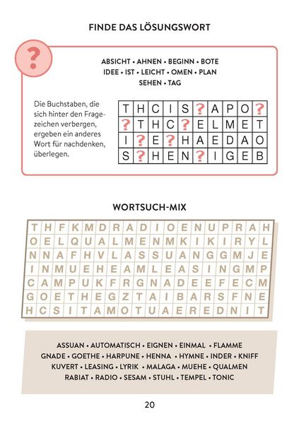Produktbild: Wortsuchr&auml;tsel &bull; bunt und abwechslungsreich