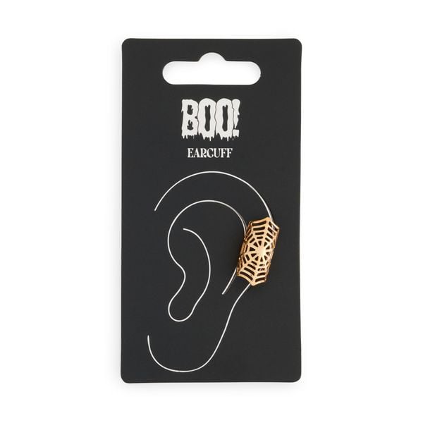 Produktbild: Earcuffs Spinnennetz gold