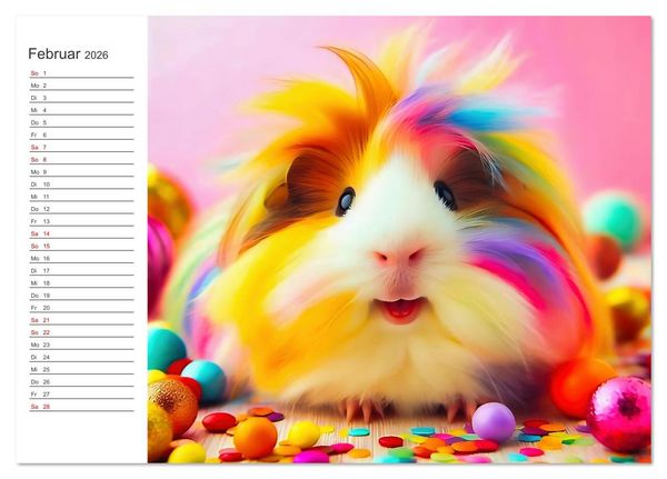 Produktbild: Knuddel und Kuschel (Tischkalender 2026 DIN A5 quer), CALVENDO Monatskalender