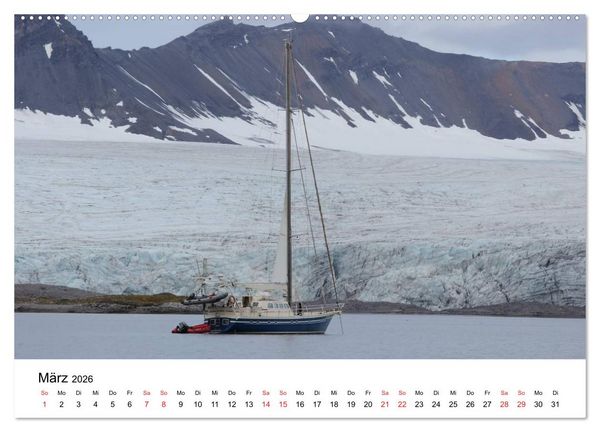 Produktbild: Svalbard 2026 (hochwertiger Premium Wandkalender 2026 DIN A2 quer), Kunstdruck in Hochglanz