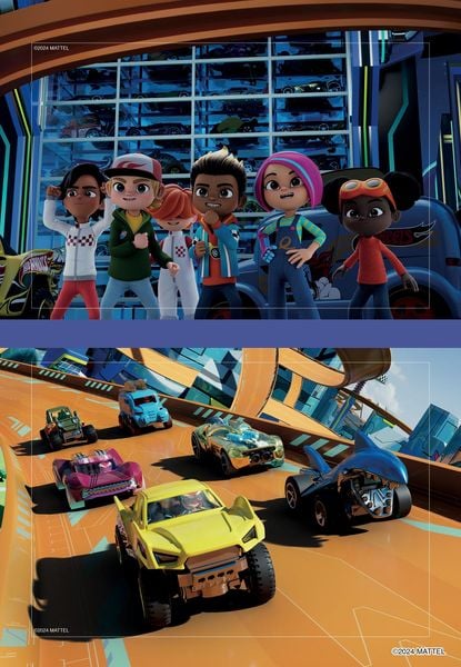 Produktbild: Hot Wheels&trade; Let's Race: Rasanter Sticker- und Malspa&szlig;