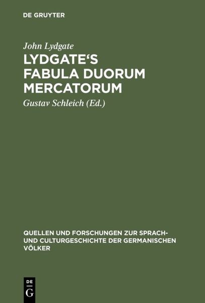 Produktbild: Lydgate's Fabula duorum mercatorum