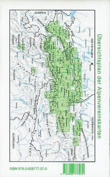 Produktbild: DAV Alpenvereinskarte 31/1 Stubaier Alpen Hochstubai 1 : 25 000 Wegmarkierungen