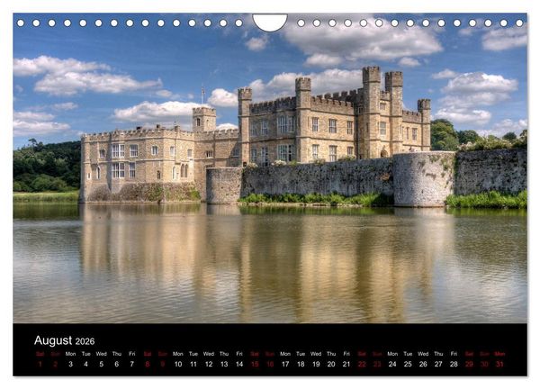 Produktbild: Castles of Kent and Sussex (Wall Calendar 2026 DIN A4 landscape), CALVENDO 12 Month Wall Calendar