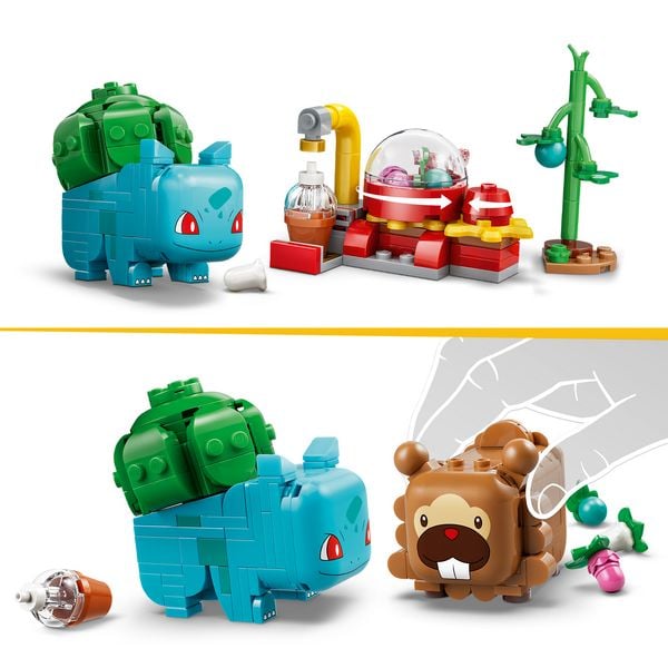 Produktbild: LEGO Pok&eacute;mon SMART Play: Beerenfete mit Bisasam und Bidiza kompatibles Set 72155