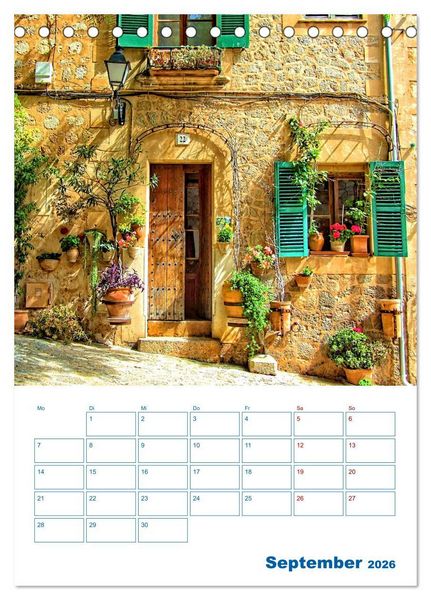Produktbild: S&oacute;ller auf Mallorca &ndash; Terminplaner (Tischkalender 2026 DIN A5 hoch), CALVENDO Monatskalender