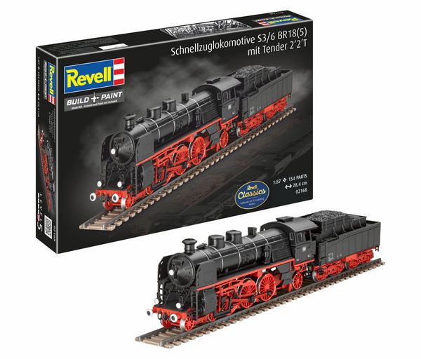 Produktbild: Revell 02168 S3/6 BR18 Lokomotive Bausatz 1:87