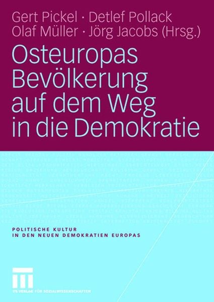 Produktbild: Osteuropas Bev&ouml;lkerung auf dem Weg in die Demokratie