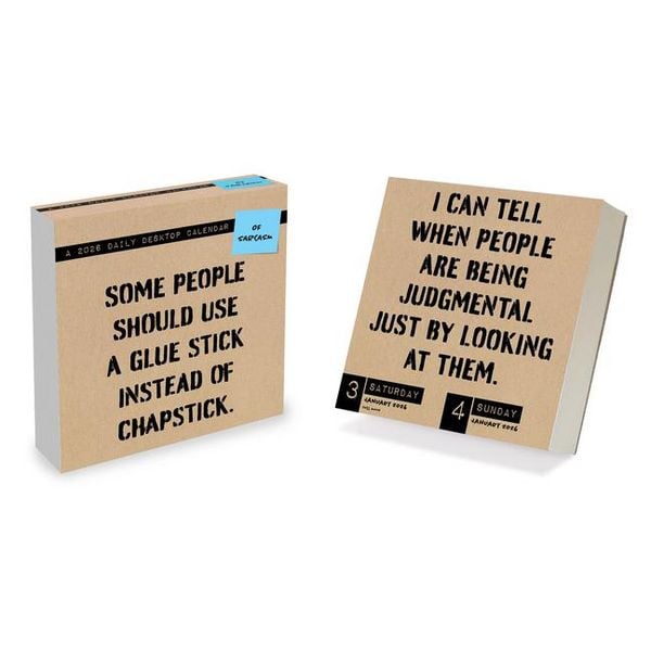 Produktbild: Cal 2026- Anti Affirmations/Daily Sarcasm Daily Desktop