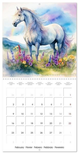 Produktbild: Kohrt, S: Chevaux fabuleux des l&eacute;gendes et des mythes (Calen