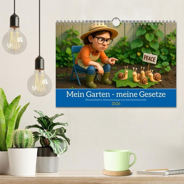 Produktbild: Mein Garten - meine Gesetze (Wandkalender 2026 DIN A4 quer), CALVENDO Monatskalender