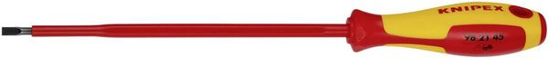 Knipex VDE VDE Schlitz-Schraubendreher Klingenbreite: 4.5mm Klingenlänge: 180mm DIN EN 60900