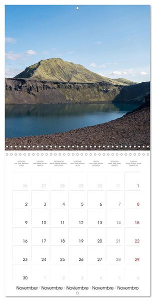 Produktbild: Iceland - Colorful Mountains (Wall Calendar 2026 12 &times; 12 Inch) CALVENDO 12 Month Wall Calendar