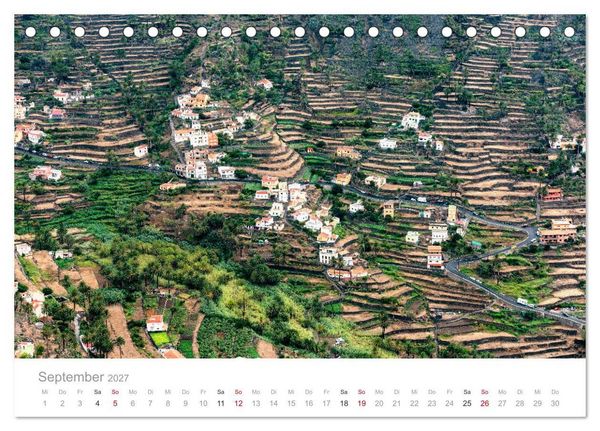Produktbild: La Gomera &ndash; Die gr&uuml;ne Perle der Kanaren. (Tischkalender 2027 DIN A5 quer), CALVENDO Monatskalender