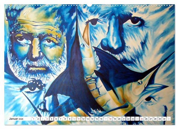 Produktbild: Hemingways Havanna - Ein Dichter und seine Stadt (Wandkalender 2026 DIN A2 quer), CALVENDO Monatskalender